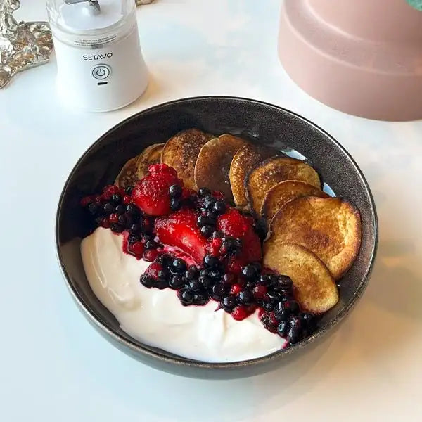 Nyttiga proteinpannkakor med banan, havregryn och ägg – 3 ingredienser, maxad smak