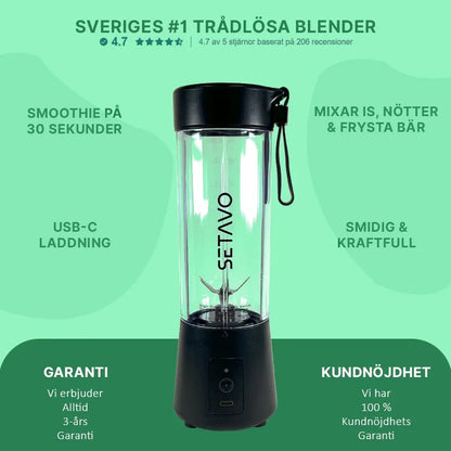 Setavo A6 | Trådlös mixer + bottenlock